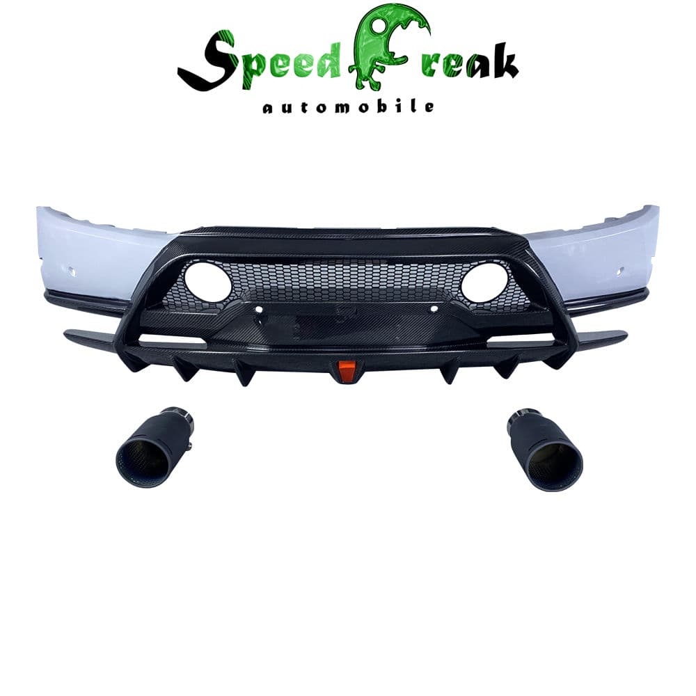 Dry Carbon Fiber Rear Bumper for Lamborghini Huracan LP610/LP580 - Performante Style