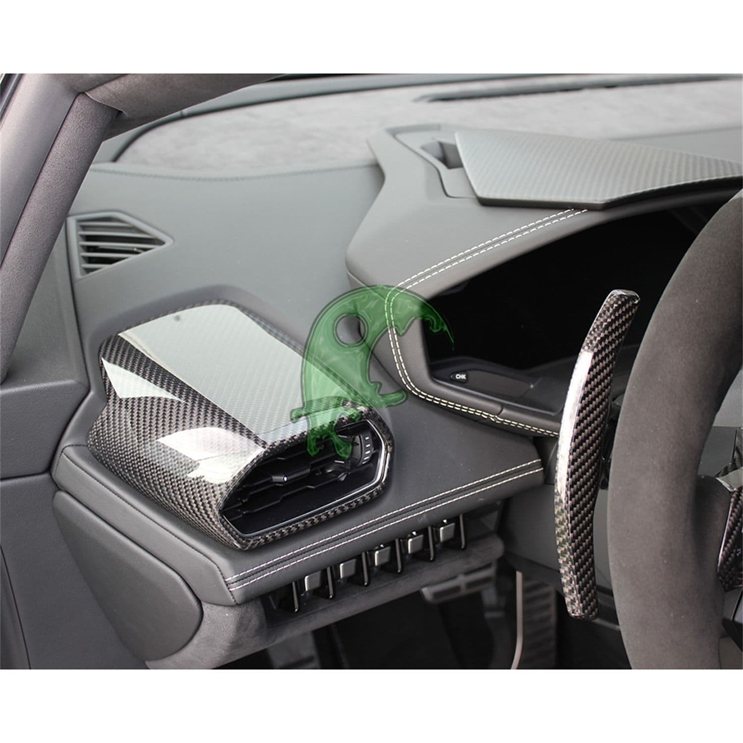 Dry Carbon Fiber AC Cover Interiors Kits for Lamborghini Huracan LP610/LP580/EVO