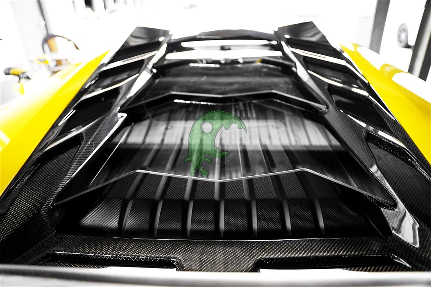 Carbon Fiber Rear Engine Hood Cover for Lamborghini Huracan LP610 - MSY Style