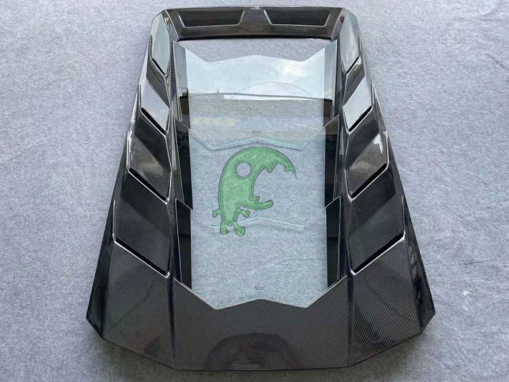 Carbon Fiber Rear Engine Hood Cover for Lamborghini Huracan LP610 - MSY Style