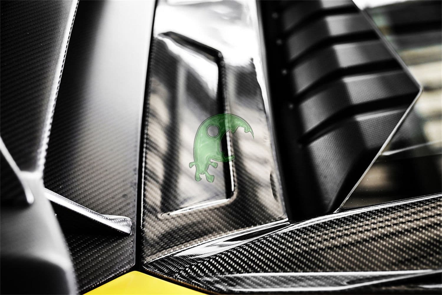 Carbon Fiber Rear Engine Hood Cover for Lamborghini Huracan LP610 - MSY Style