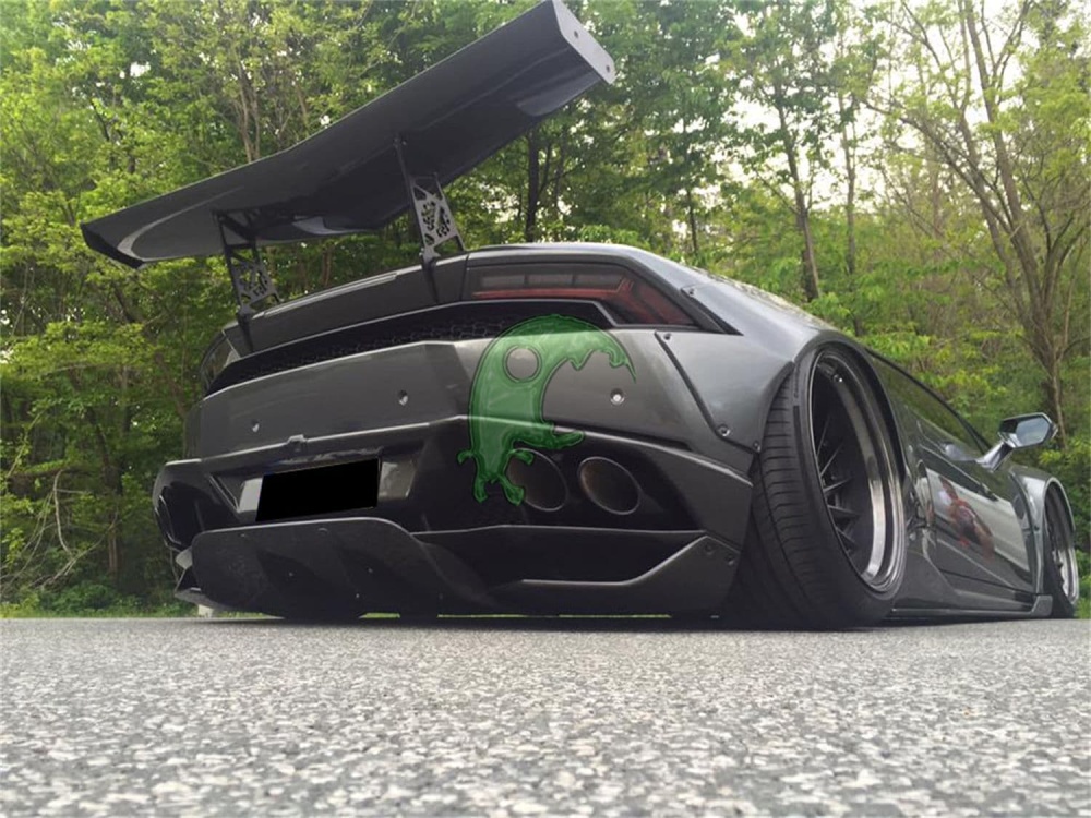 Carbon Fiber Rear Diffuser for Lamborghini Huracan LP610 - LB Style