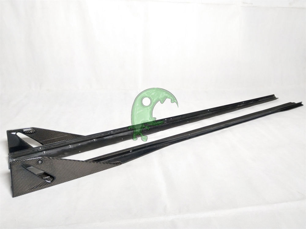 Carbon Fiber Side Skirt Blades for Lamborghini Huracan LP610/LP580 - Originali Aero Style
