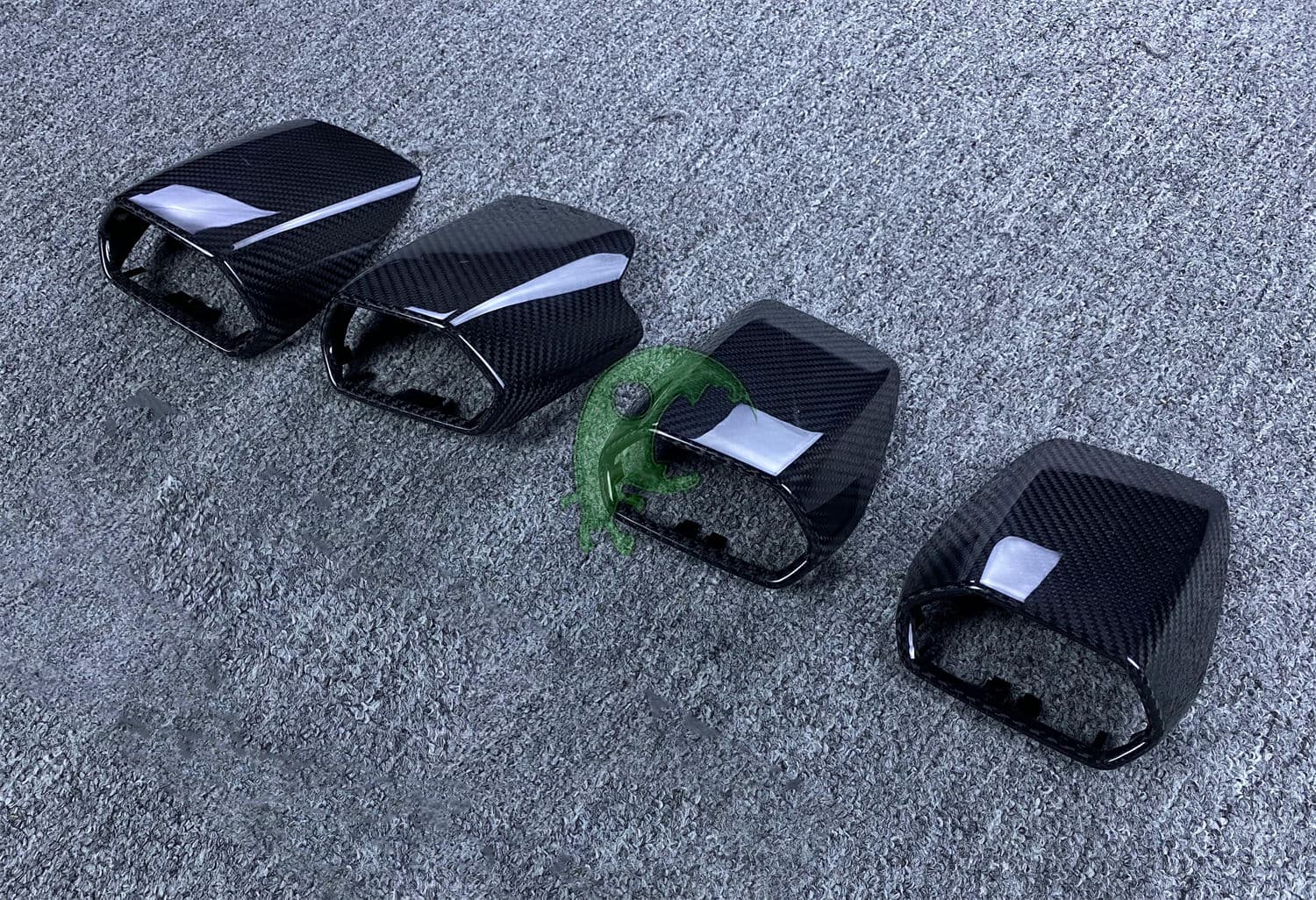 Dry Carbon Fiber AC Air Con Cover Interiors Kits for Lamborghini Huracan LP610/LP580/EVO (Replacement Parts)