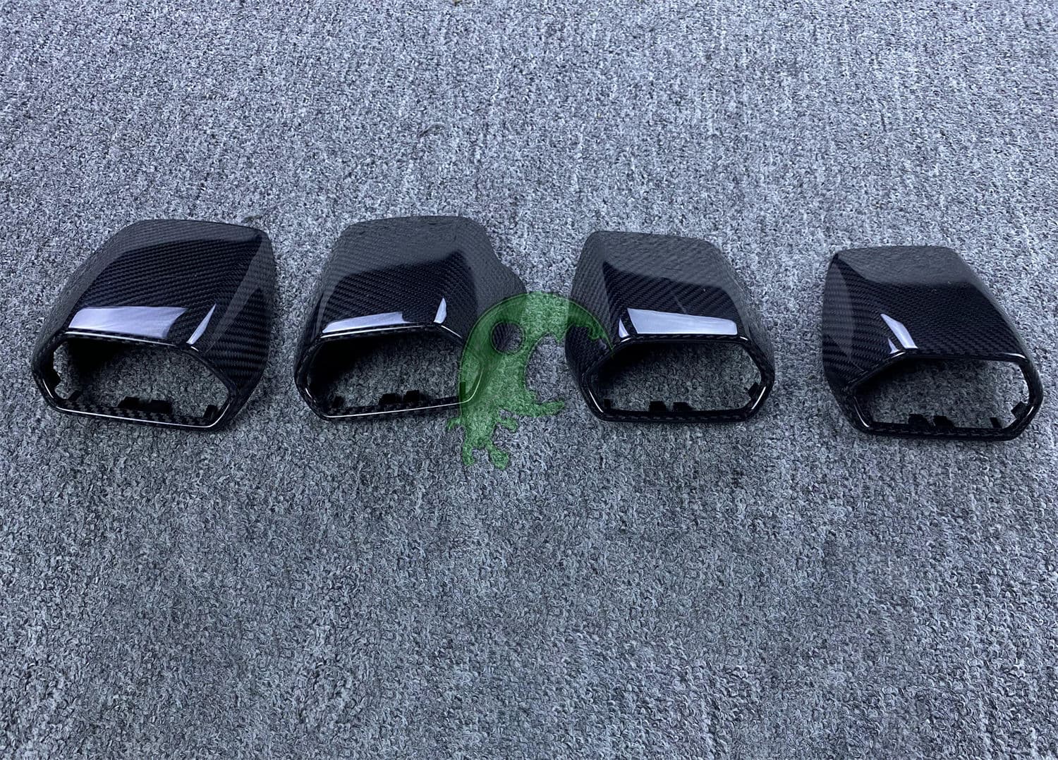 Dry Carbon Fiber AC Air Con Cover Interiors Kits for Lamborghini Huracan LP610/LP580/EVO (Replacement Parts)