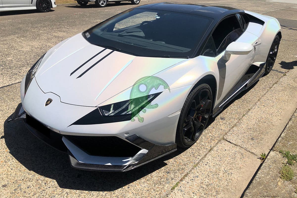 Carbon Fiber Front Bumper Splitters for Lamborghini Huracan LP610 - MAD Style