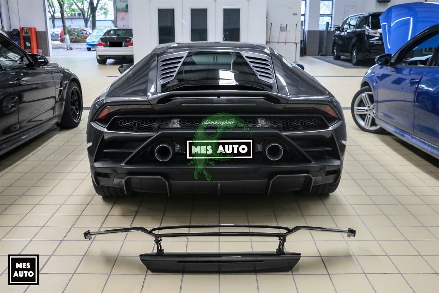 MAD Style Carbon Fiber Rear Spoiler For Lamborghini Huracan LP610 lp580 gt wing 