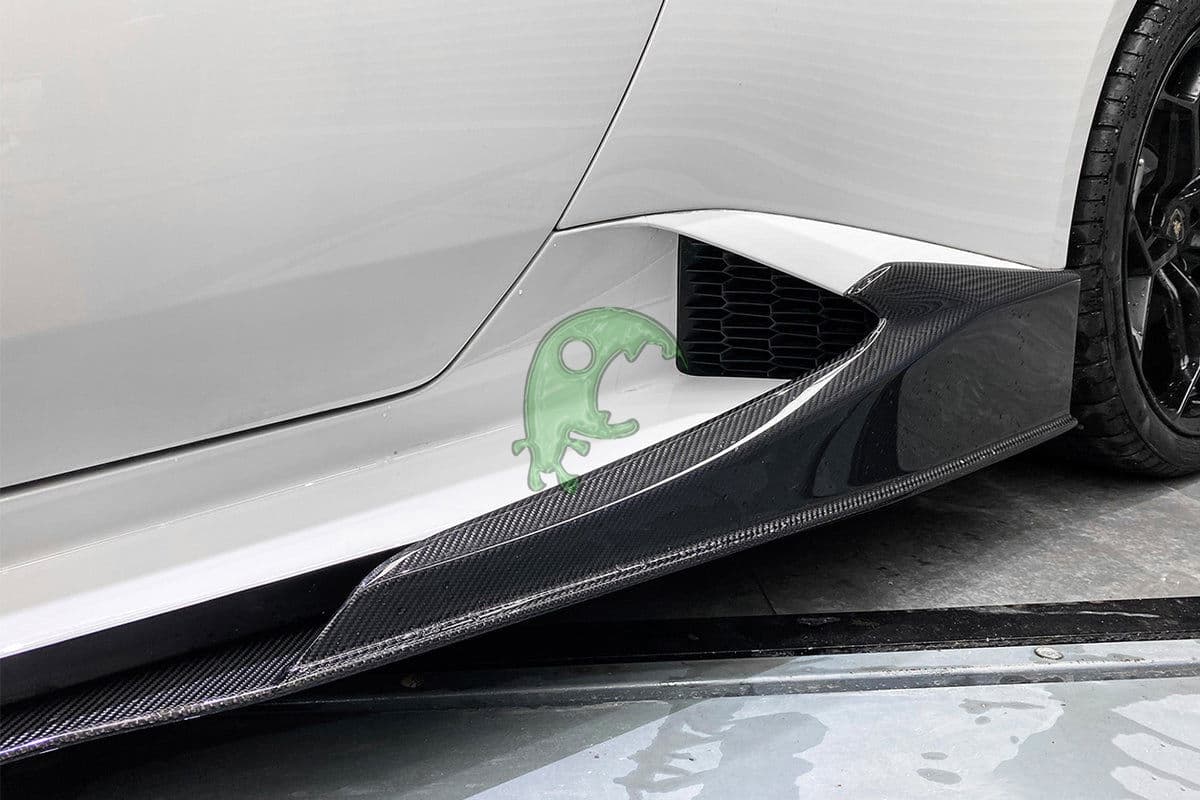 MAD Style Carbon Fiber Side Skirt panel For Lamborghini Huracan lp610 lp580 evo rwd sto tecnica 