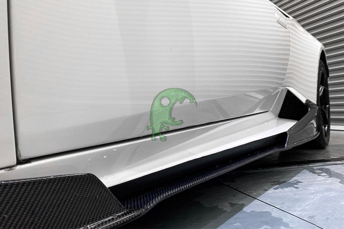 MAD Style Carbon Fiber Side Skirt panel For Lamborghini Huracan lp610 lp580 evo rwd sto tecnica 