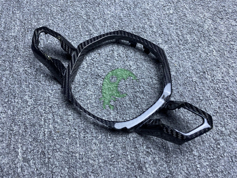 Dry Carbon Fiber Steering Wheel Center Trim Interiors Kits for Lamborghini Huracan LP610/LP580