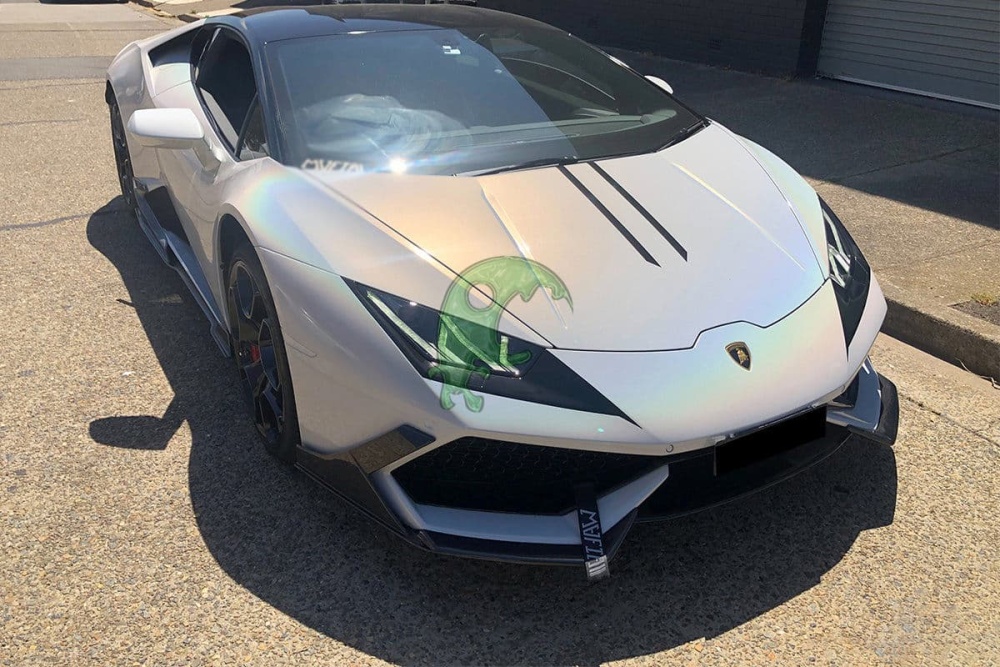 Carbon Fiber Front Bumper Splitters for Lamborghini Huracan LP610 - MAD Style