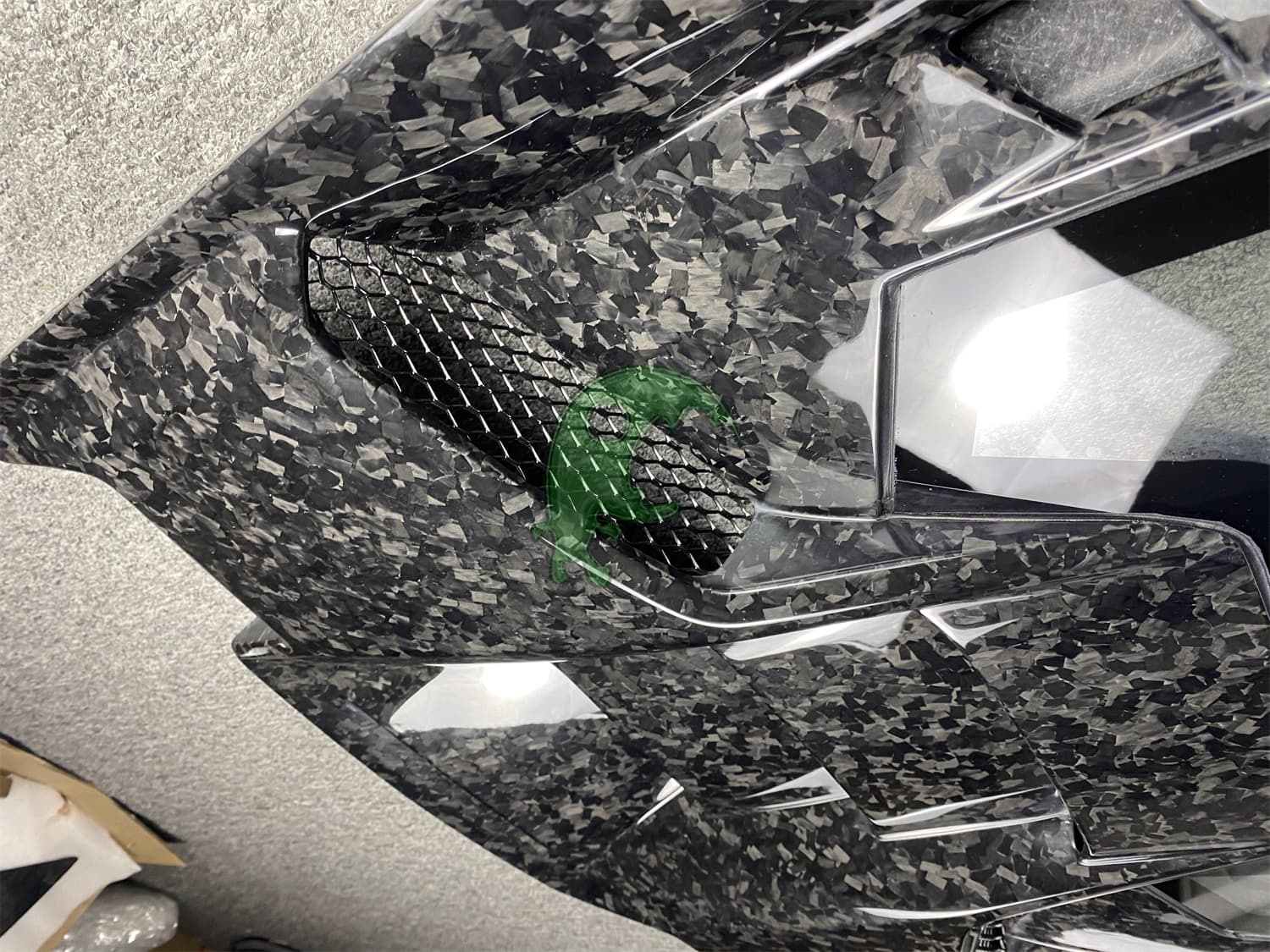 Forged Dry Carbon Fiber Rear Engine Cover & Lid & GT Spoiler Wing Set for Lamborghini Huracan LP610/LP580 - Performante Style