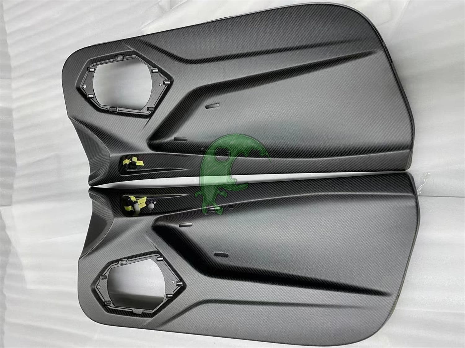 Dry Carbon Fiber Inner Door Panels PLATE KIT TRIM For Lamborghini Huracan LP610-4 LP580 EVO