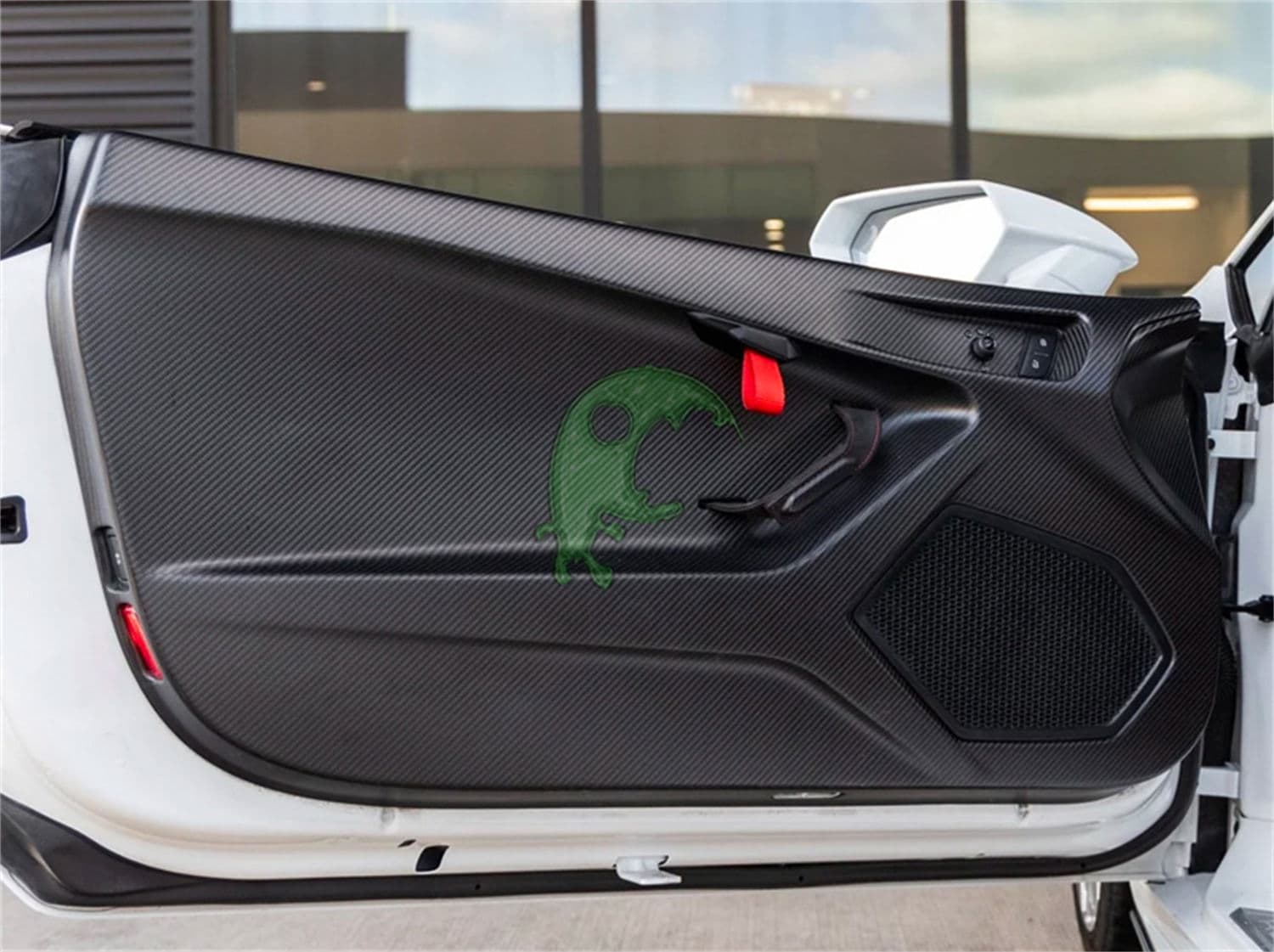 Dry Carbon Fiber Inner Door Panels PLATE KIT TRIM For Lamborghini Huracan LP610-4 LP580 EVO