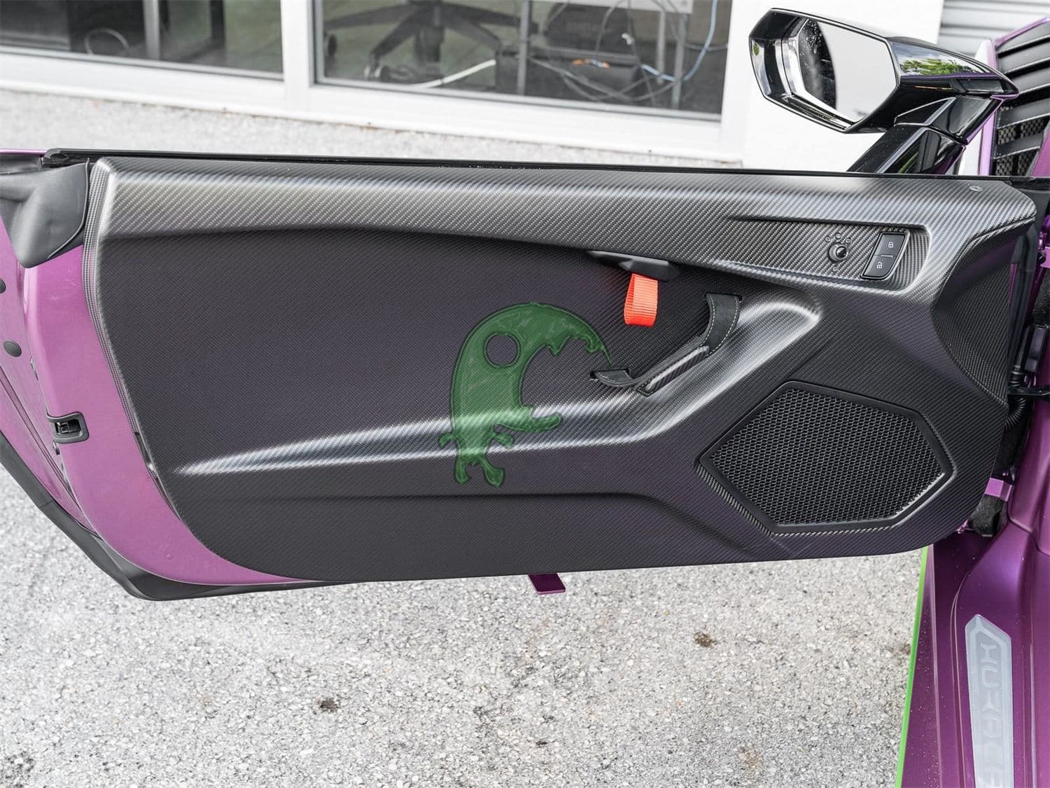 Dry Carbon Fiber Inner Door Panels PLATE KIT TRIM For Lamborghini Huracan LP610-4 LP580 EVO