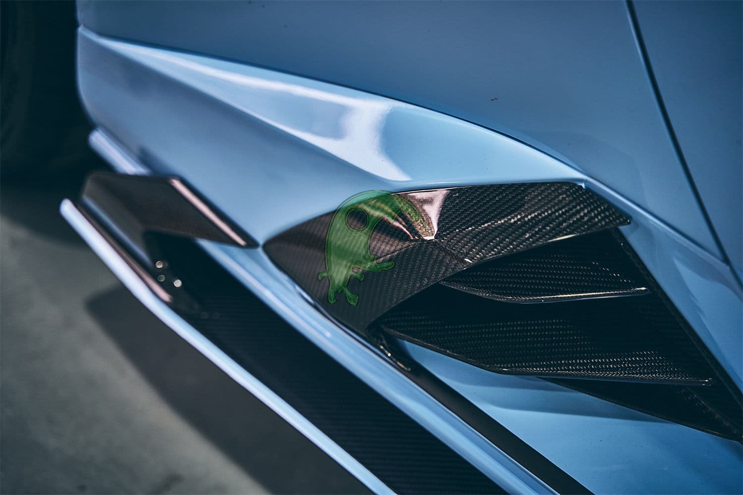 Dry Carbon Fiber Side Skirt Vents Trim for Lamborghini Huracan Tecnica/STO - Paktechz Style