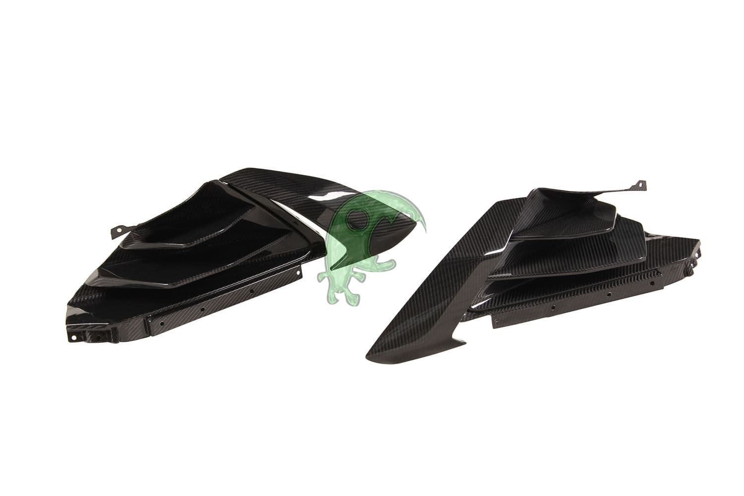 Dry Carbon Fiber Side Skirt Vents Trim for Lamborghini Huracan Tecnica/STO - Paktechz Style