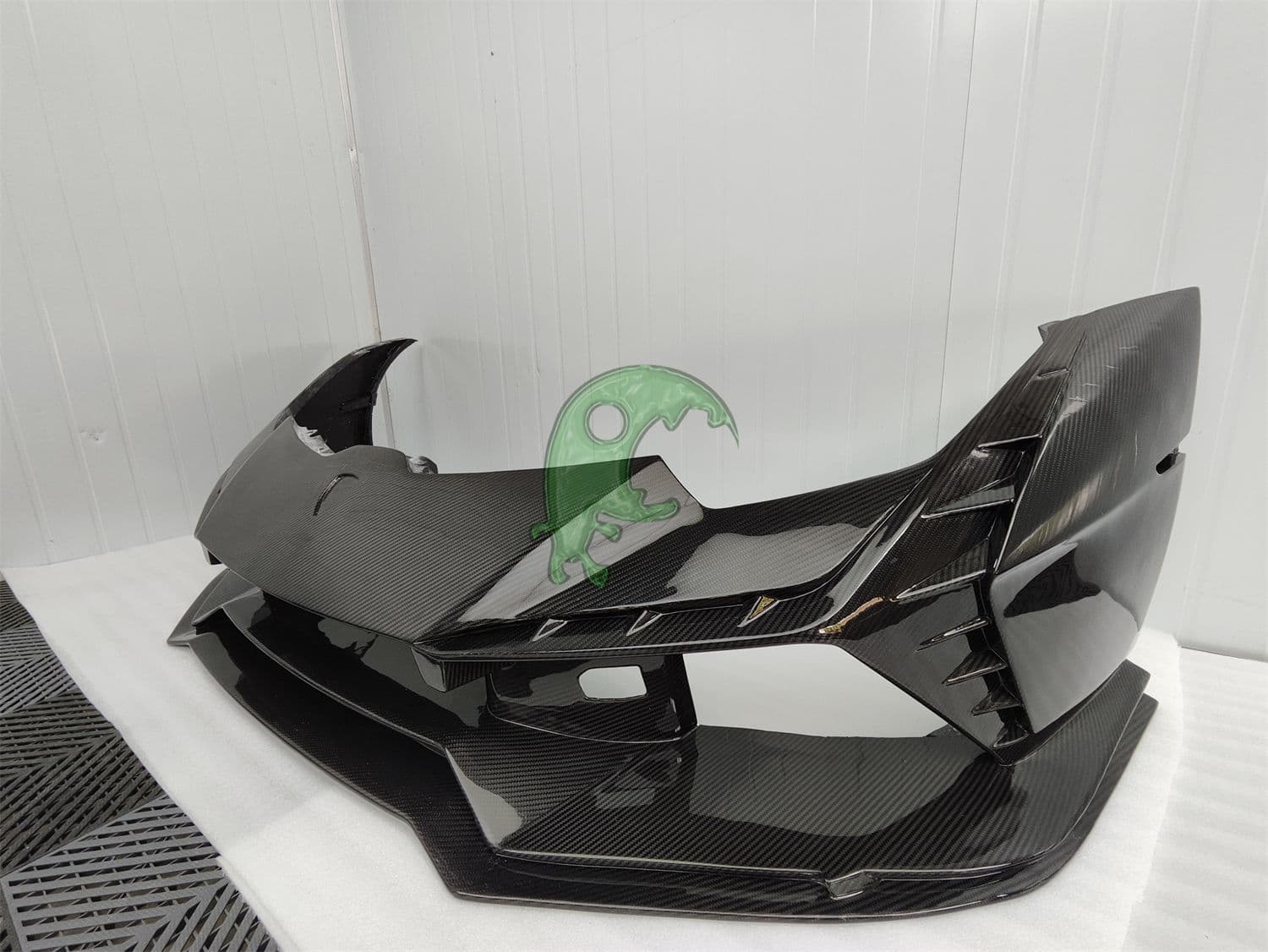Tecnica Dry Carbon Fiber Front Bumper For Lamborghini Huracan LP610 LP580 EVO bodykit body kit