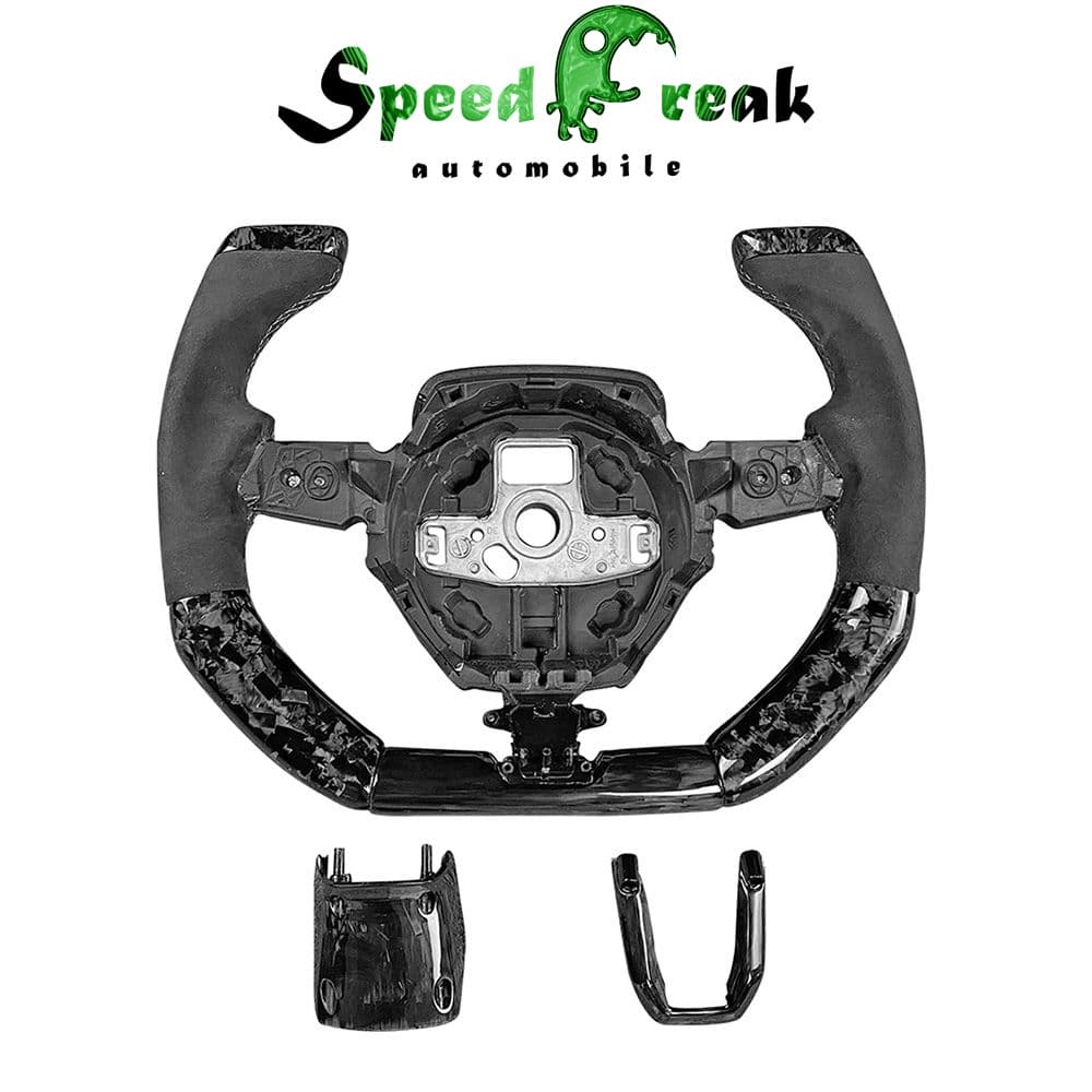 Custom Made Carbon Fiber Steering Wheel for Lamborghini Huracan LP610/LP580/EVO - F1 Racing Style