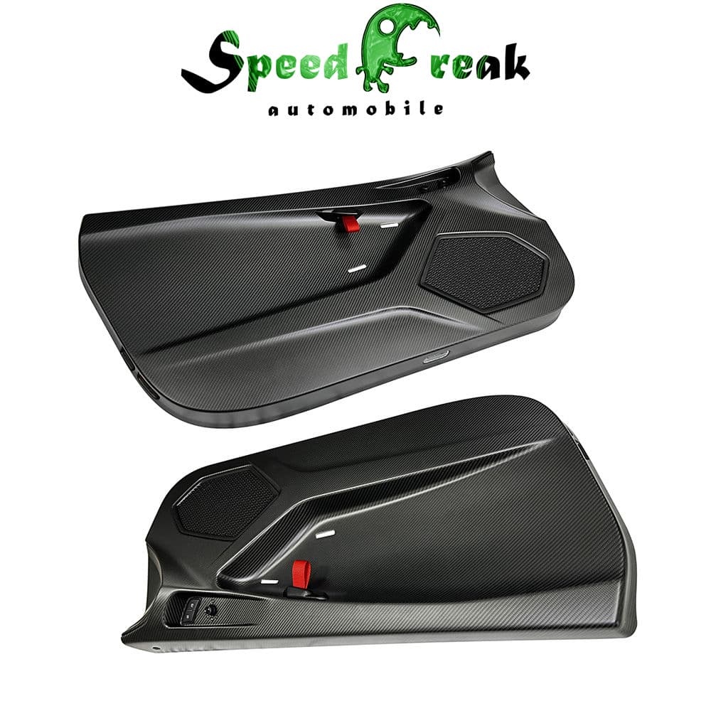 Dry Carbon Fiber Door Panel Plates for Lamborghini Huracan LP610/LP580/EVO