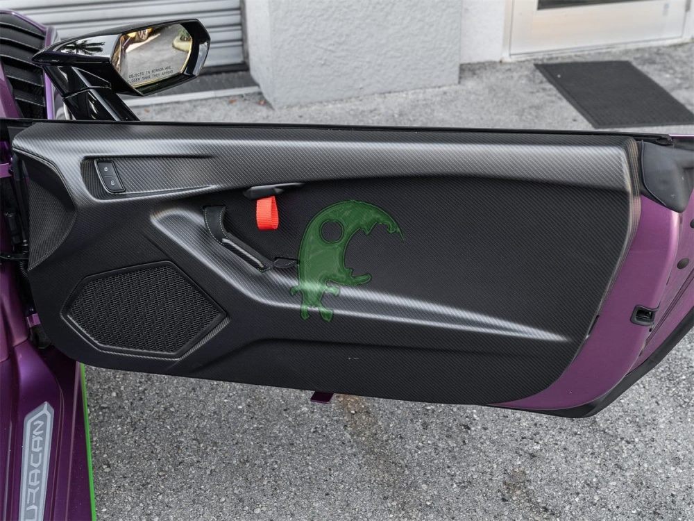 Dry Carbon Fiber Door Panel Plates for Lamborghini Huracan LP610/LP580/EVO