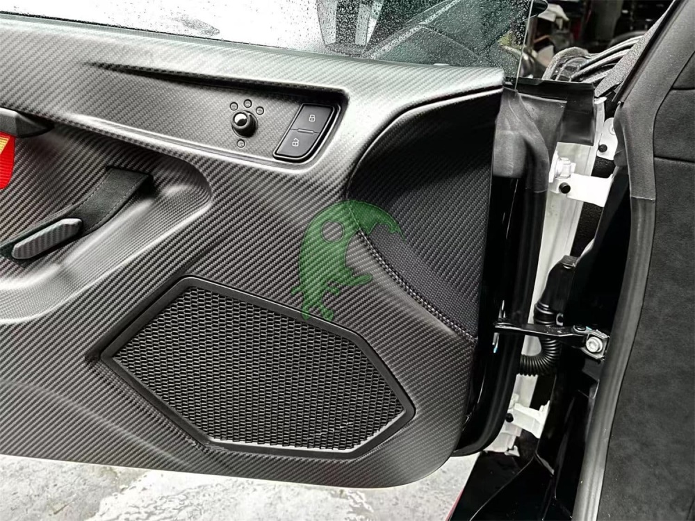 Dry Carbon Fiber Door Panel Plates for Lamborghini Huracan LP610/LP580/EVO