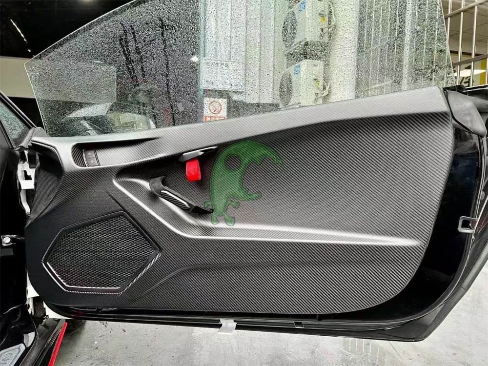 Dry Carbon Fiber Door Panel Plates for Lamborghini Huracan LP610/LP580/EVO