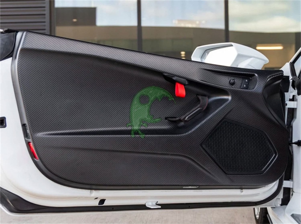 Dry Carbon Fiber Door Panel Plates for Lamborghini Huracan LP610/LP580/EVO