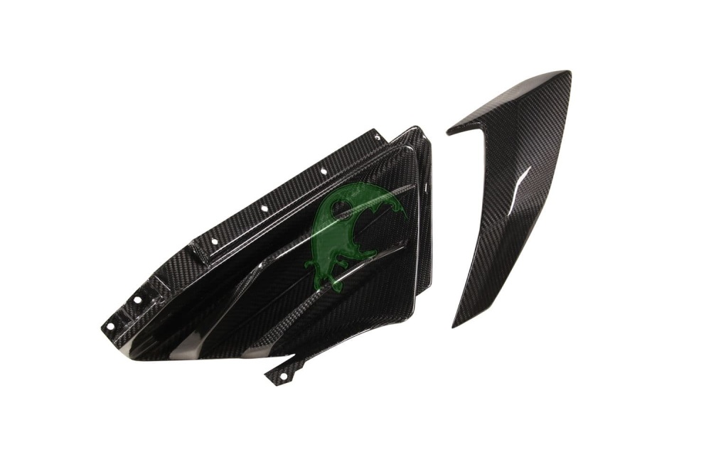 Dry Carbon Fiber Side Skirt Vents Trim for Lamborghini Huracan Tecnica/STO - Paktechz Style