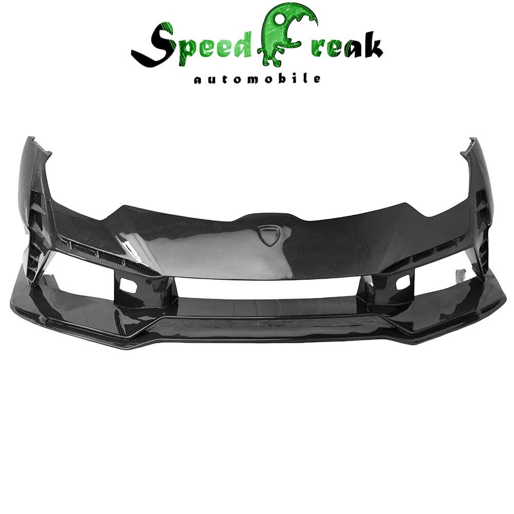 Dry Carbon Fiber Front Bumper for Lamborghini Huracan LP610/LP580/EVO - Tecnica Style