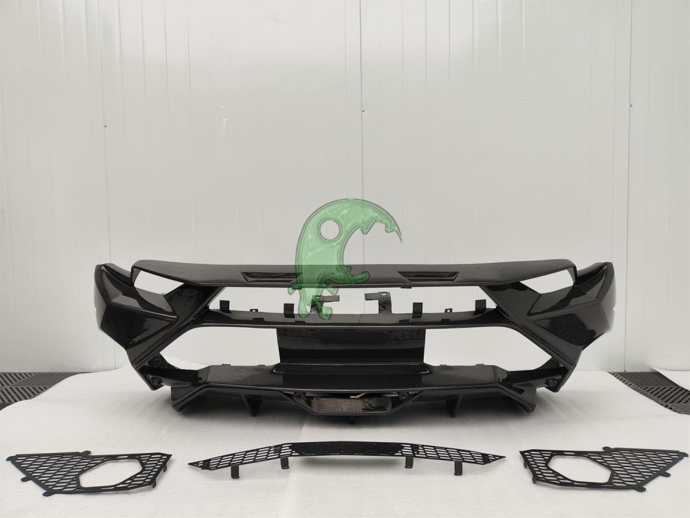 Dry Carbon Fiber Rear Bumper for Lamborghini Huracan LP610/LP580/EVO - Tecnica Style