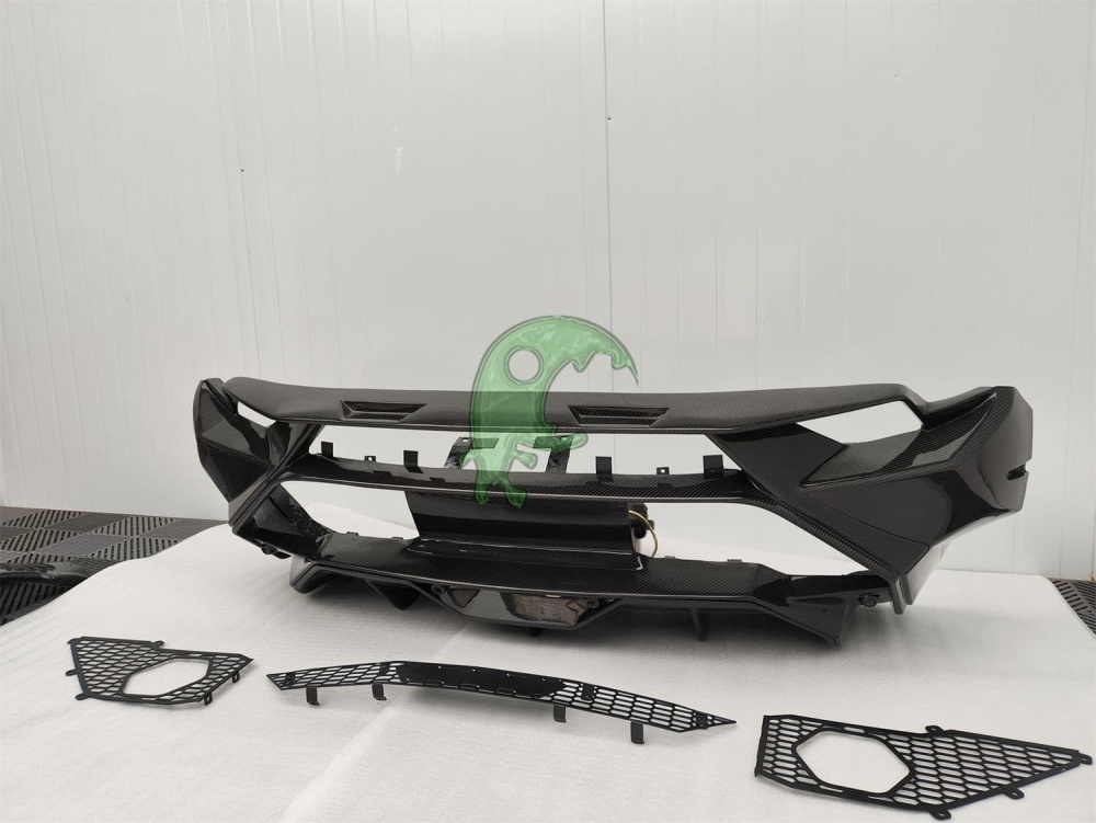 Dry Carbon Fiber Rear Bumper for Lamborghini Huracan LP610/LP580/EVO - Tecnica Style