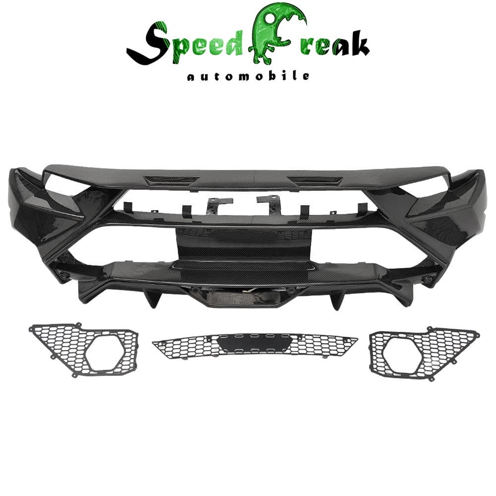 Dry Carbon Fiber Rear Bumper for Lamborghini Huracan LP610/LP580/EVO - Tecnica Style