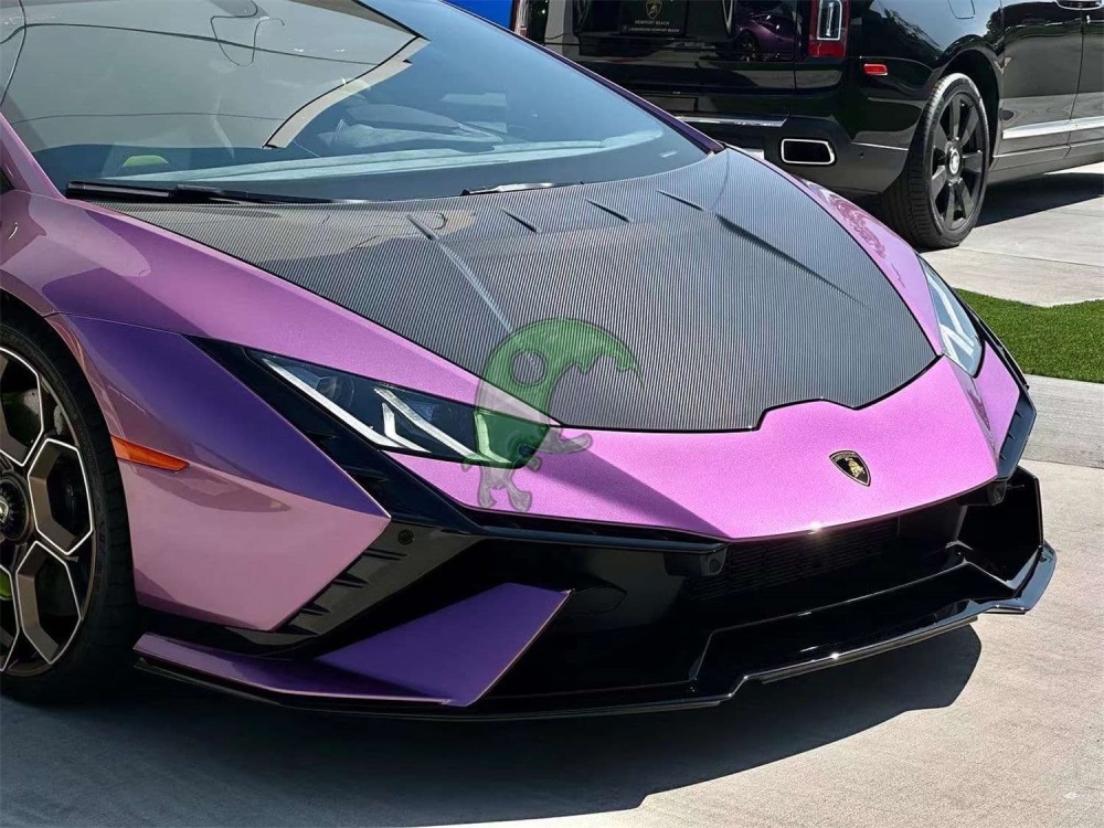 Dry Carbon Fiber Front Hood for Lamborghini Huracan LP610/LP580/EVO - Tecnica Style