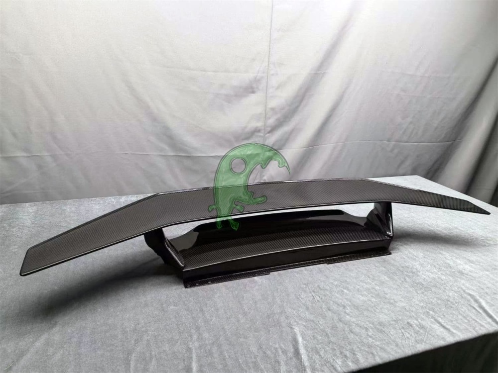 Dry Carbon Fiber Rear Spoiler GT Wing with Deck Lid for Lamborghini Huracan LP610/LP580/EVO - Tecnica Style