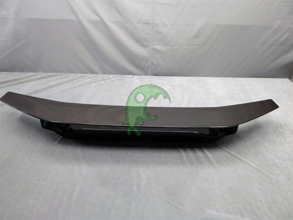 Dry Carbon Fiber Rear Spoiler GT Wing with Deck Lid for Lamborghini Huracan LP610/LP580/EVO - Tecnica Style