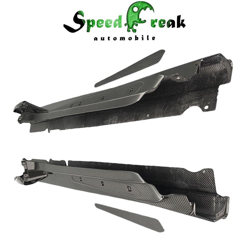 Dry Carbon Fiber Side Skirt for Lamborghini Huracan LP610/LP580/EVO - Tecnica Style