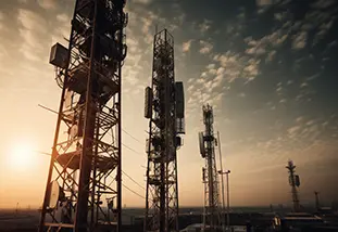 Will global telecom spending experience a mid-single-digit decline in 2024?