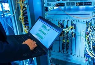 What's going on with the decline in data center switch sales?