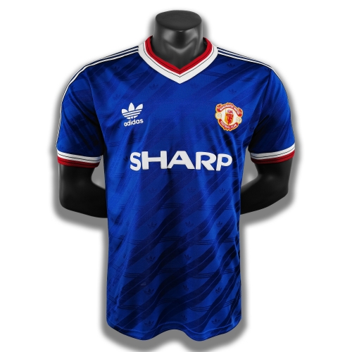 86 season Manchester United blue