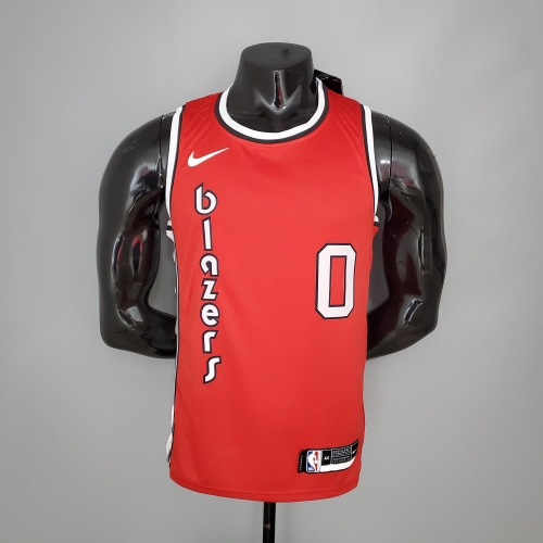 ANTHONY Trail Blazers Retro Red NBA Jersey S-XXL