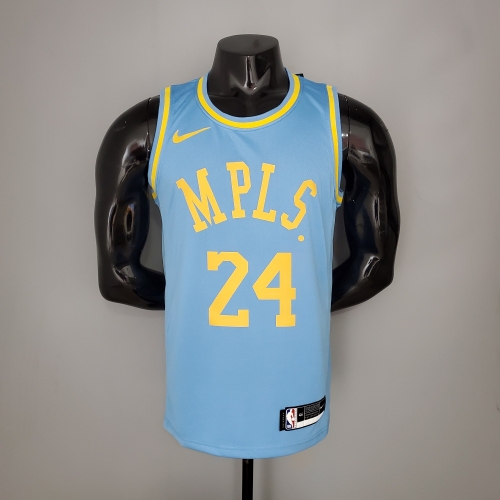 2021  Lakers Minneapolis Edition Blue NBA Jersey S-XXL