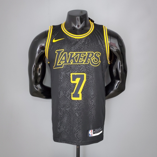 ANTHONY#7 Lakers black NBA jersey Size:S-XXL