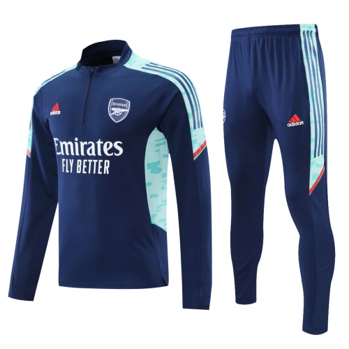 Arsenal royal blue half pull Training Shirt