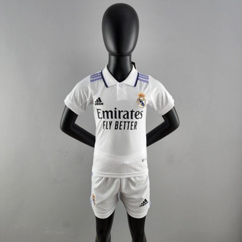 22/23 kids kit Real Madrid home