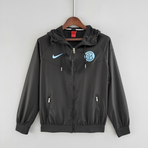 Windbreaker Inter Milan Black S-XXL