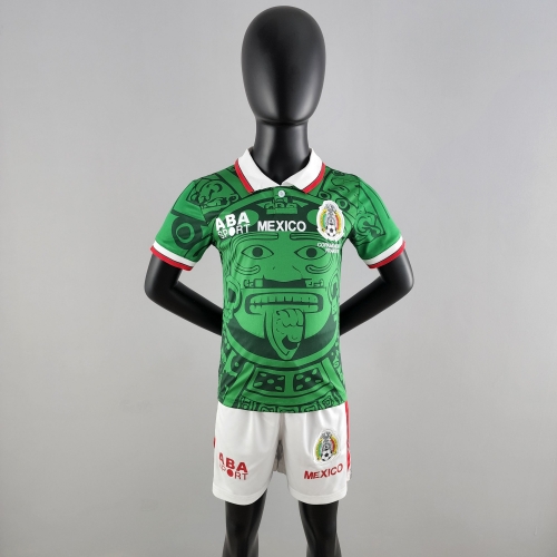 Retro kids kit 1998 Mexico home size：16-28