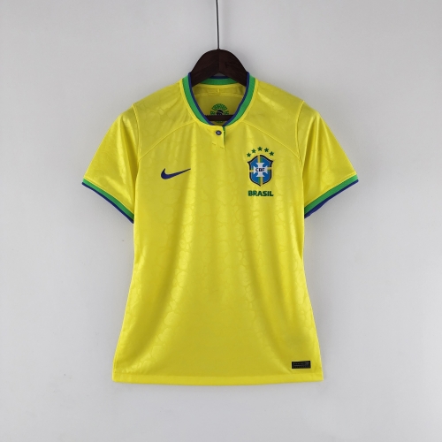 2022 woman Brazil World Cup jersey home S-XXL
