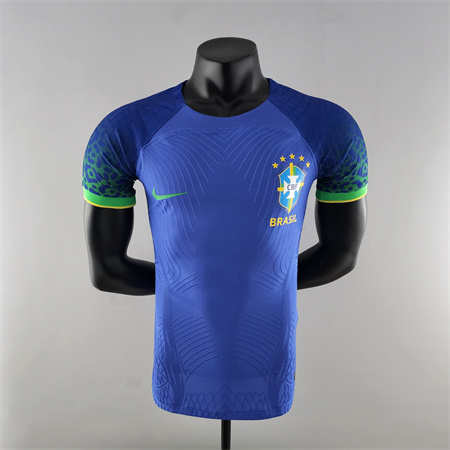 2022 player version Brazil World Cup jersey away S-XXL