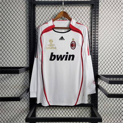 Retro Long Sleeve 2006-07 AC Milan Away